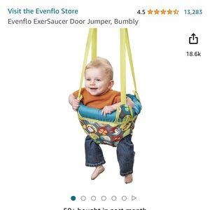Baby Evenflo ExerSaucer Door Jumper